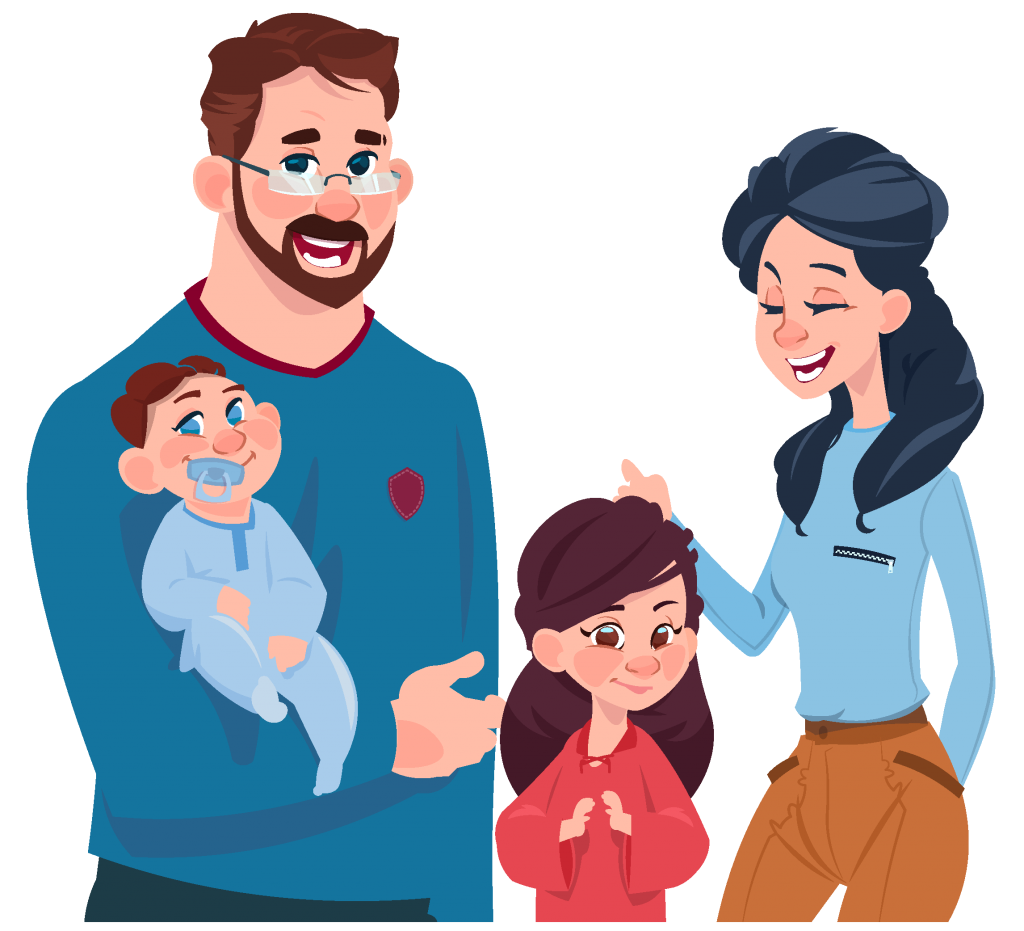 A family cared for by PHCA